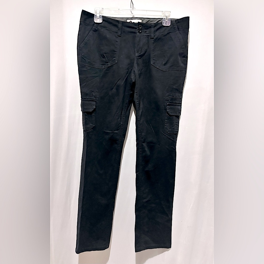 Kohls SO Women's Black Twill Cargo Pant - 11